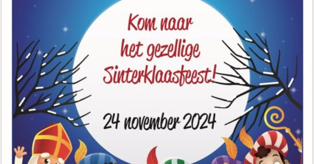 Sinterklaasfeest Wehl/nieuw Wehl om 11.00-13.00 uur