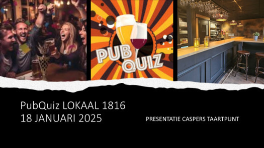 PubQuiz 18 januari 2025