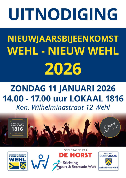 nieuwjaarsreceptie (nieuw) Wehlenaren