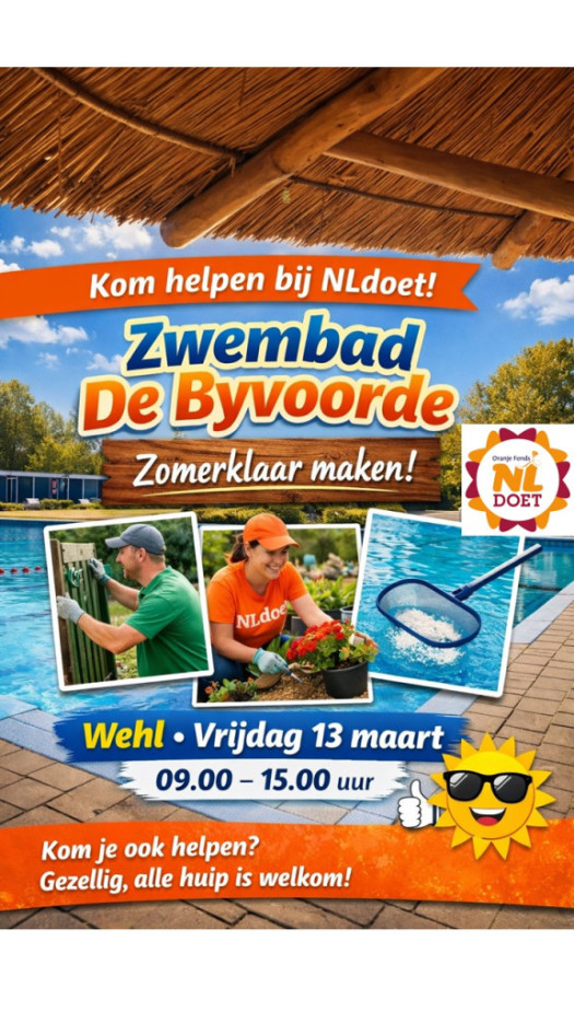 NL Doet in Wehl – Zwembad De Byvoorde